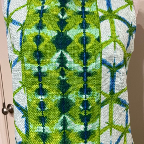 Just...Taylor Vibrant Green and Blue Mini Dress - Picture 2 of 5